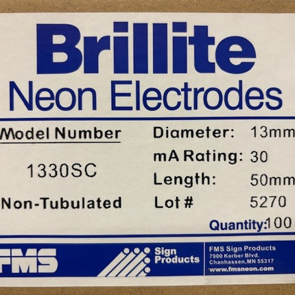 Set Brillite Neon Electrode (1330SC + 1330SCT)