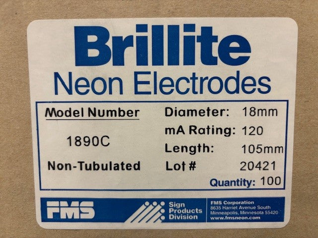 Set Brillite Neon Electrode (1890C + 1890CT)