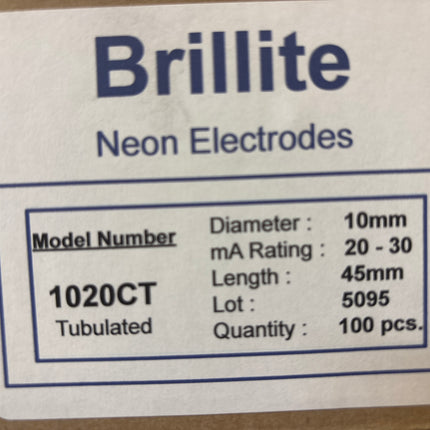 Set Brillite Neon Electrode (1020C + 1020CT)