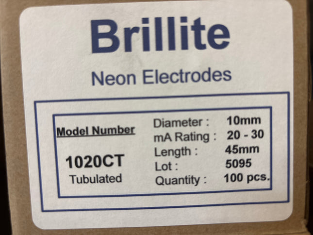 Set Brillite Neon Electrode (1020C + 1020CT)